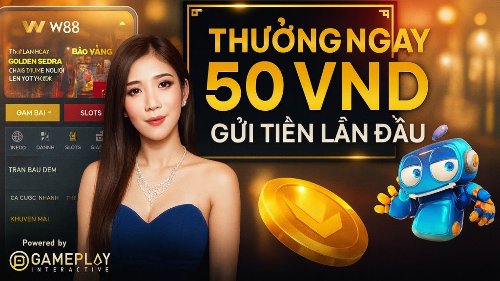 GIẢI MÃ KHUYẾN MÃI W88 THƯỞNG NGAY 50 VND CHO KHOẢN GỬI LẦN ĐẦU