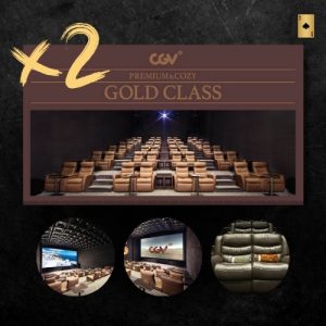 Cặp vé xem phim CGV VIP (Gold Class)